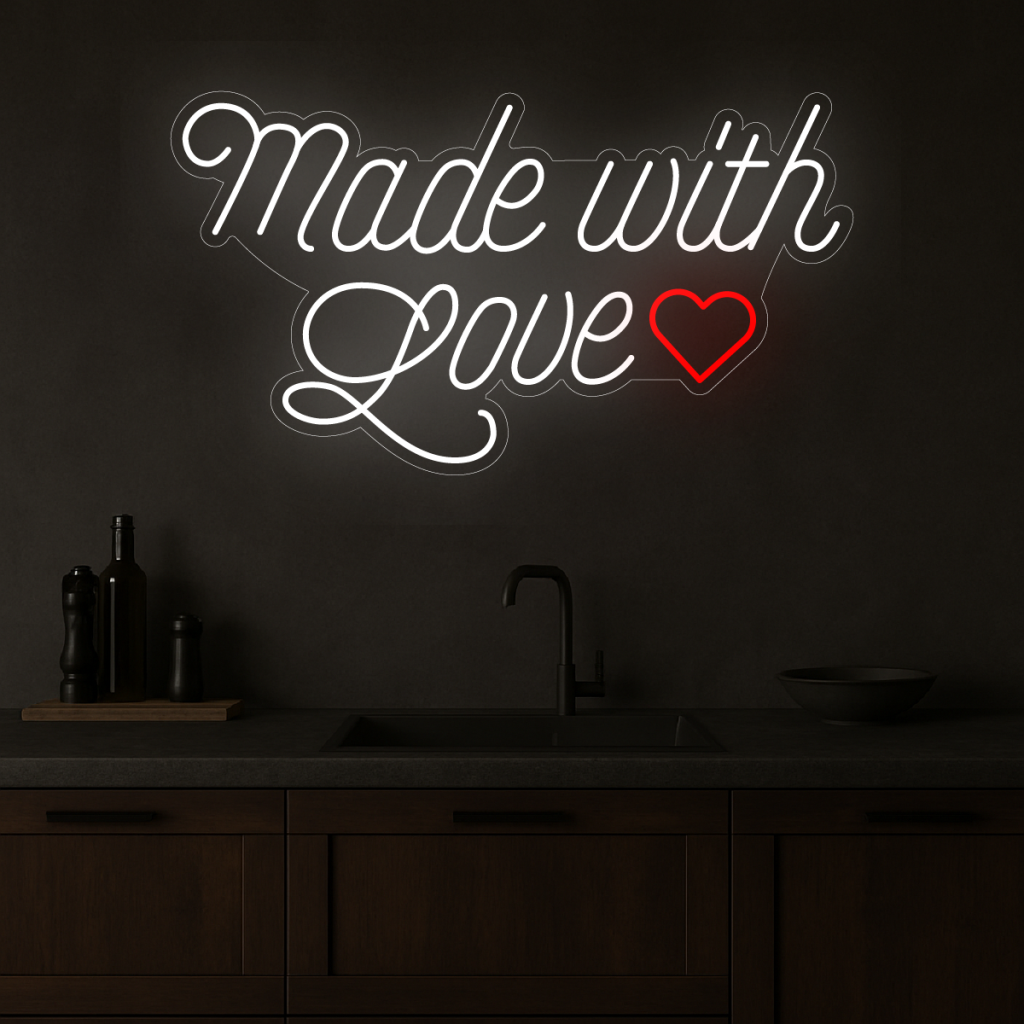 Made with Love Semn Luminos Neon Led