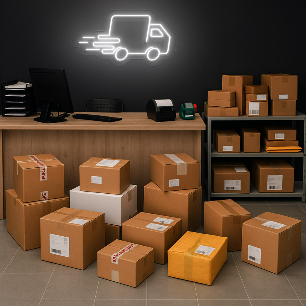 Curierat Rapid - Transport Semn Luminos Neon Led