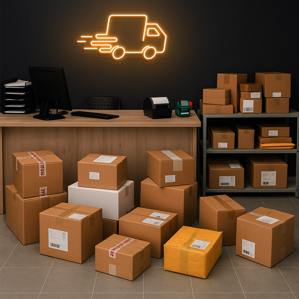 Curierat Rapid - Transport Semn Luminos Neon Led